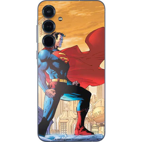 DC Comics Superman For Tomorrow Cover Art by Jim Lee Galaxy A55 5G Skin
